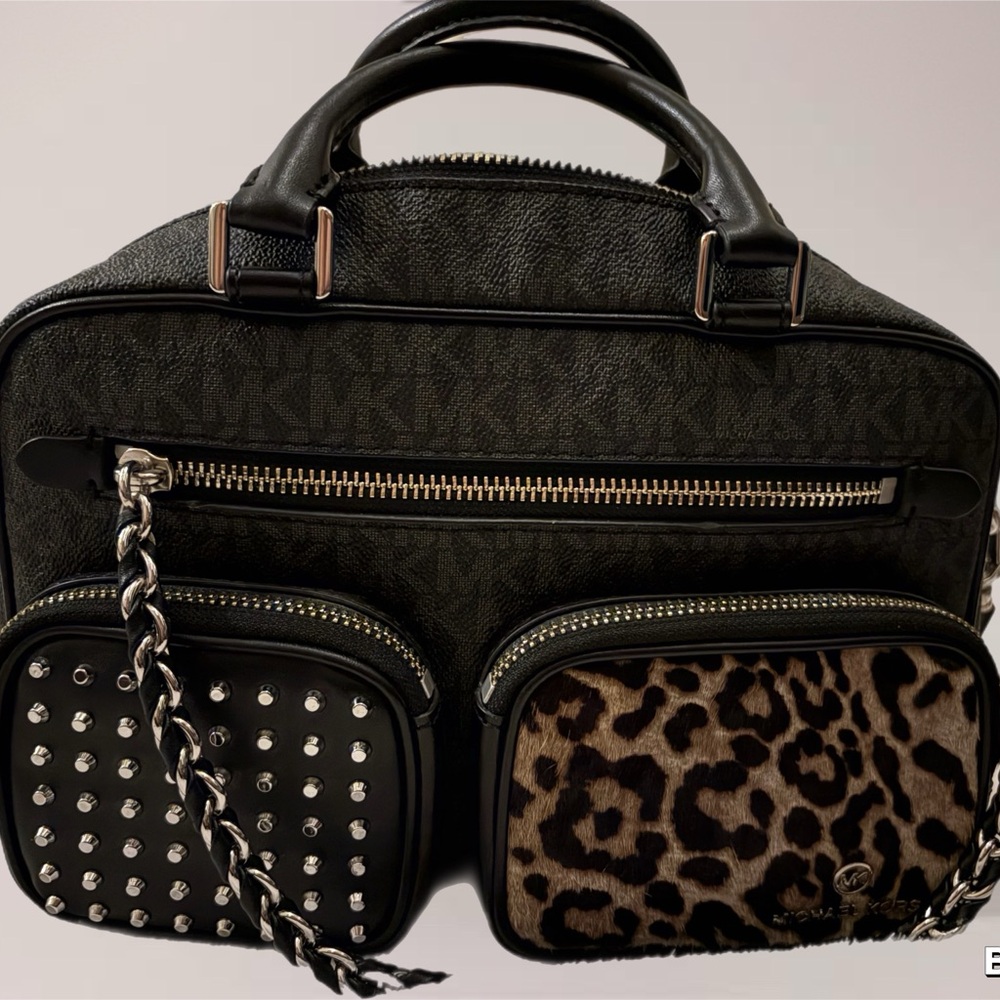 Michael Kors Black Quilted Interior Bag